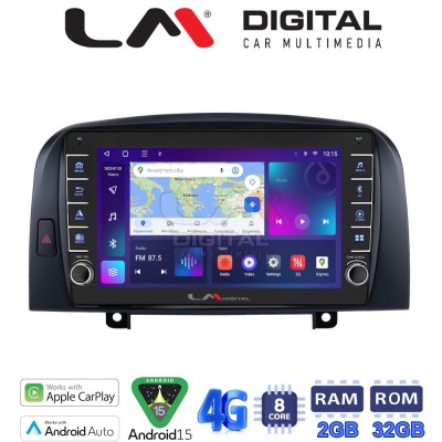 LM Digital - LM ZG8247 GPS Οθόνη OEM Multimedia Αυτοκινήτου για Hyundai Sonata 2006 2009 (CarPlay/AndroidAuto/BT/GPS/WIFI/GPRS)