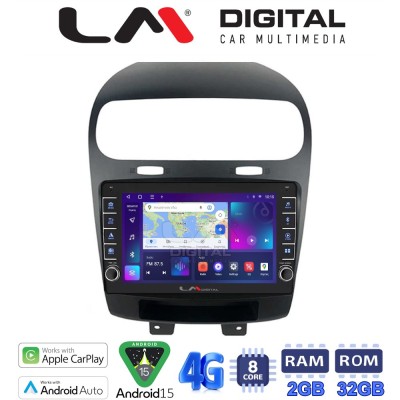 LM Digital - LM ZG8261 GPS Οθόνη OEM Multimedia Αυτοκινήτου για Fiat Freemont 2008 (CarPlay/AndroidAuto/BT/GPS/WIFI/GPRS)