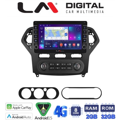 LM Digital - LM ZG8367B GPS Οθόνη OEM Multimedia Αυτοκινήτου για FORD MONDEO 2007 2010 (CarPlay/AndroidAuto/BT/GPS/WIFI/GPRS)