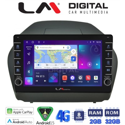 LM Digital - LM ZG8414 GPS Οθόνη OEM Multimedia Αυτοκινήτου για HYUNDAI IX35 20092015 (CarPlay/AndroidAuto/BT/GPS/WIFI/GPRS)