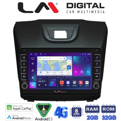 LM Digital - LM ZG8435 GPS Οθόνη OEM Multimedia Αυτοκινήτου για ISUZU DMAX 2012 (CarPlay/AndroidAuto/BT/GPS/WIFI/GPRS)