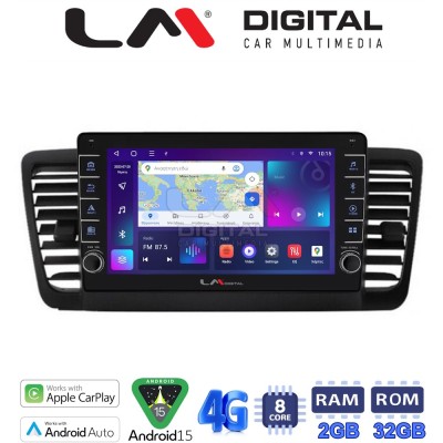 LM Digital - LM ZG8525 GPS Οθόνη OEM Multimedia Αυτοκινήτου για SUBARU LEGACY 2002 (CarPlay/AndroidAuto/BT/GPS/WIFI/GPRS)