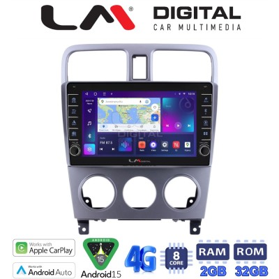 LM Digital - LM ZG8526 GPS Οθόνη OEM Multimedia Αυτοκινήτου για SUBARU FORESTER 20022007 (CarPlay/AndroidAuto/BT/GPS/WIFI/GPRS)