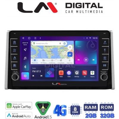 LM Digital - LM ZG8572 GPS Οθόνη OEM Multimedia Αυτοκινήτου για TOYOTA RAV 4 2019 (CarPlay/AndroidAuto/BT/GPS/WIFI/GPRS)