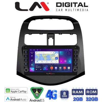 LM Digital - LM ZG8589 GPS Οθόνη OEM Multimedia Αυτοκινήτου για DAEWOO SPARK 20092016 (CarPlay/AndroidAuto/BT/GPS/WIFI/GPRS)