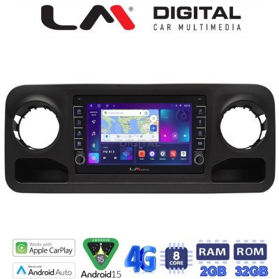 LM Digital - LM ZG8670 GPS Οθόνη OEM Multimedia Αυτοκινήτου για Mercedes Sprinter 2019 (CarPlay/AndroidAuto/BT/GPS/WIFI/GPRS)