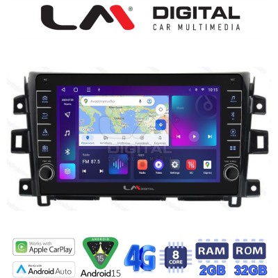 LM Digital - LM ZG8716 GPS Οθόνη OEM Multimedia Αυτοκινήτου για Nissan Navara D23 2016 (CarPlay/AndroidAuto/BT/GPS/WIFI/GPRS)