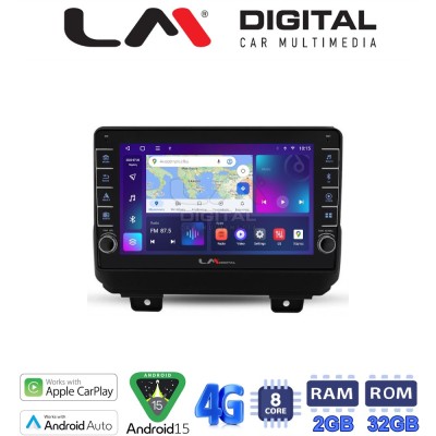 LM Digital - LM ZG8746 GPS Οθόνη OEM Multimedia Αυτοκινήτου για JEEP WRANGLER 2018 (CarPlay/AndroidAuto/BT/GPS/WIFI/GPRS)