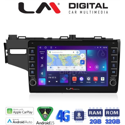 LM Digital - LM ZG8760 GPS Οθόνη OEM Multimedia Αυτοκινήτου για HONDA JAZZ 2013 (CarPlay/AndroidAuto/BT/GPS/WIFI/GPRS)