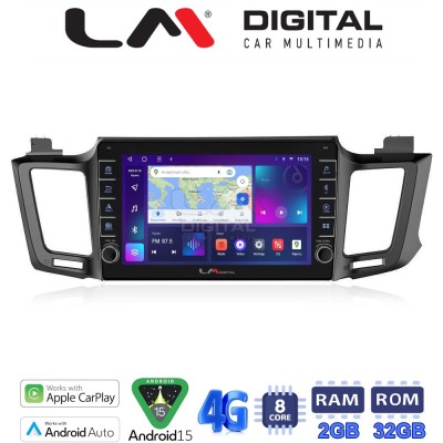 LM Digital - LM ZG8947 GPS Οθόνη OEM Multimedia Αυτοκινήτου για TOYOTA RAV 4 2013 2020 (CarPlay/AndroidAuto/BT/GPS/WIFI/GPRS)