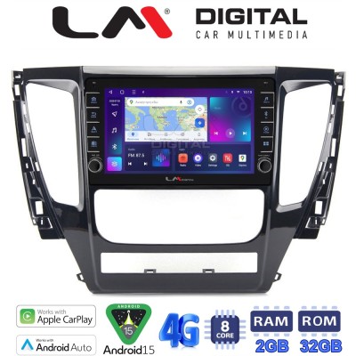 LM Digital - LM ZG8992 GPS Οθόνη OEM Multimedia Αυτοκινήτου για Mitsubishi Pajero 2014 (CarPlay/AndroidAuto/BT/GPS/WIFI/GPRS)