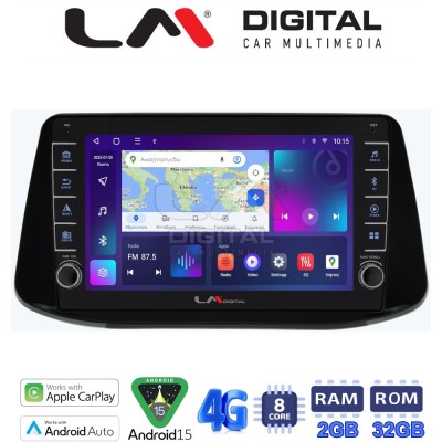 LM Digital - LM ZG8960 GPS Οθόνη OEM Multimedia Αυτοκινήτου για Hyundai i30 2018 (CarPlay/AndroidAuto/BT/GPS/WIFI/GPRS)