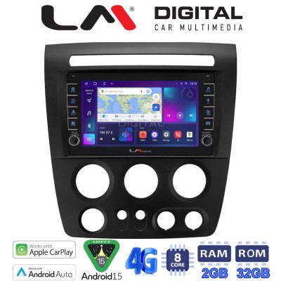 LM Digital - LM ZG8721 GPS Οθόνη OEM Multimedia Αυτοκινήτου για Hummer H3 2006 2011 (CarPlay/AndroidAuto/BT/GPS/WIFI/GPRS)