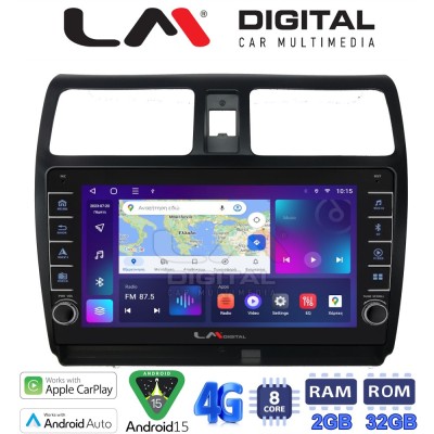 LM Digital - LM ZG8978 GPS Οθόνη OEM Multimedia Αυτοκινήτου για SUZUKI SWIFT 2005 2010 (CarPlay/AndroidAuto/BT/GPS/WIFI/GPRS)