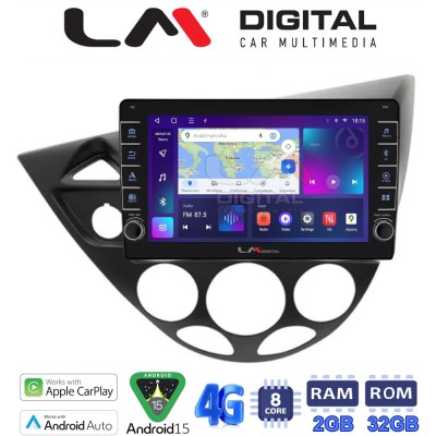 LM Digital - LM ZG8236 GPS Οθόνη OEM Multimedia Αυτοκινήτου για Ford Focus 1998 2004 (CarPlay/AndroidAuto/BT/GPS/WIFI/GPRS)