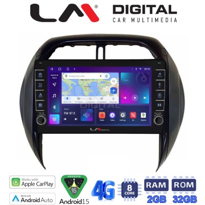LM Digital - LM ZG8071CL GPS Οθόνη OEM Multimedia Αυτοκινήτου για Toyota Rav4 2000 2006 (CarPlay/AndroidAuto/BT/GPS/WIFI/GPRS)