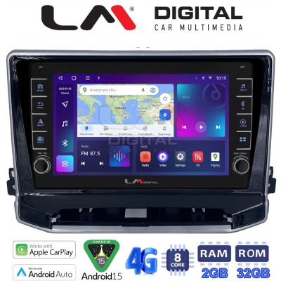 LM Digital - LM ZG8263 GPS Οθόνη OEM Multimedia Αυτοκινήτου για Jeep Compass 2023 (CarPlay/AndroidAuto/BT/GPS/WIFI/GPRS)