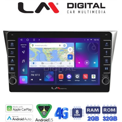 LM Digital - LM ZG8271 GPS Οθόνη OEM Multimedia Αυτοκινήτου για Subaru Impreza 2000 2007 (CarPlay/AndroidAuto/BT/GPS/WIFI/GPRS)