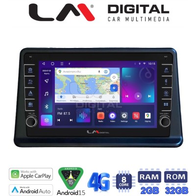 LM Digital - LM ZG8998 GPS Οθόνη OEM Multimedia Αυτοκινήτου για Mitsubishi Pajero 1996 2003 (CarPlay/AndroidAuto/BT/GPS/WIFI/GP