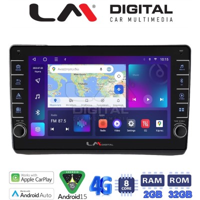 LM Digital - LM ZG8892 GPS Οθόνη OEM Multimedia Αυτοκινήτου για Opel Vivaro - Renault Trafic - Nissan Primastar 2002 2009 (CarPl