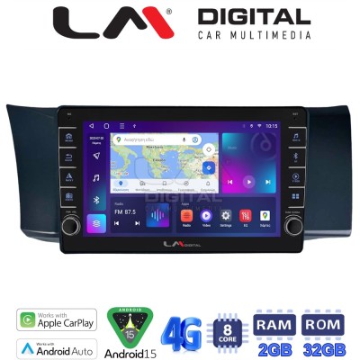 LM Digital - LM ZG8991 GPS Οθόνη OEM Multimedia Αυτοκινήτου για Subaru BRZ & Toyota GT86 2013 (CarPlay/AndroidAuto/BT/GPS/WIFI/