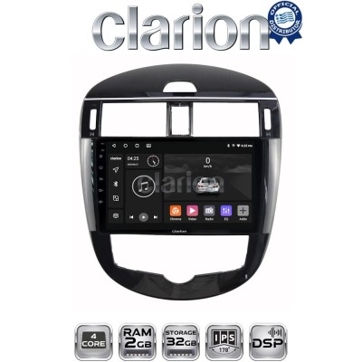 CLARION GL31648 Οθόνη OEM Multimedia Αυτοκινήτου για Nissan Pulsar 2015 (CarPlay/AndroidAuto/BT/GPS/WIFI/GPRS)