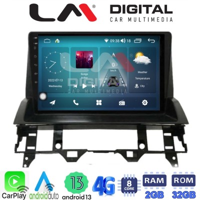 LM Digital - LM ZR8437 GPS Οθόνη OEM Multimedia Αυτοκινήτου για MAZDA 6 2002 2005 (CarPlay/AndroidAuto/BT/GPS/WIFI/GPRS)