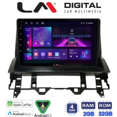LM Digital - LM ZA4437 GPS Οθόνη OEM Multimedia Αυτοκινήτου για MAZDA 6 2002 2005 (CarPlay/AndroidAuto/BT/GPS/WIFI/GPRS)