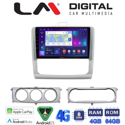 LM Digital - LM ZC8329 GPS Οθόνη OEM Multimedia Αυτοκινήτου για FORD FOCUS 20042012 (CarPlay/AndroidAuto/BT/GPS/WIFI/GPRS)