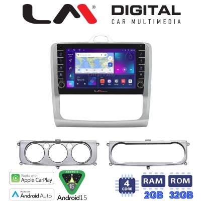 LM Digital - LM ZG4329 GPS Οθόνη OEM Multimedia Αυτοκινήτου για FORD FOCUS 20042012 (CarPlay/AndroidAuto/BT/GPS/WIFI/GPRS)