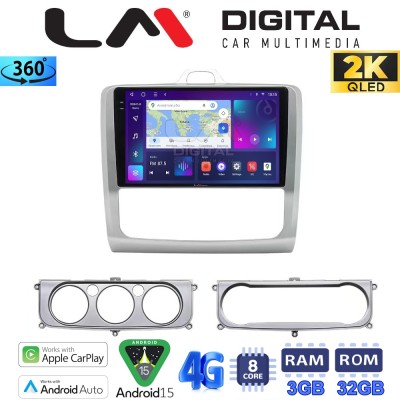 LM Digital - LM ZD8329 GPS Οθόνη OEM Multimedia Αυτοκινήτου για FORD FOCUS 20042012 (CarPlay/AndroidAuto/BT/GPS/WIFI/GPRS)