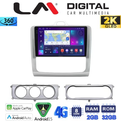 LM Digital - LM ZB8329 GPS Οθόνη OEM Multimedia Αυτοκινήτου για FORD FOCUS 20042012 (CarPlay/AndroidAuto/BT/GPS/WIFI/GPRS)