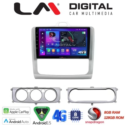 LM Digital - LM ZT8329 GPS Οθόνη OEM Multimedia Αυτοκινήτου για FORD FOCUS 20042012 (CarPlay/AndroidAuto/BT/GPS/WIFI/GPRS)
