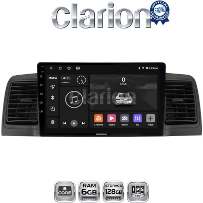 CLARION GL53010B Οθόνη OEM Multimedia Αυτοκινήτου για Toyota Corolla 2000 2007 (CarPlay/AndroidAuto/BT/GPS/WIFI/GPRS)