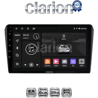 CLARION GL53025B Οθόνη OEM Multimedia Αυτοκινήτου για Toyota Avensis 20032008 (CarPlay/AndroidAuto/BT/GPS/WIFI/GPRS)