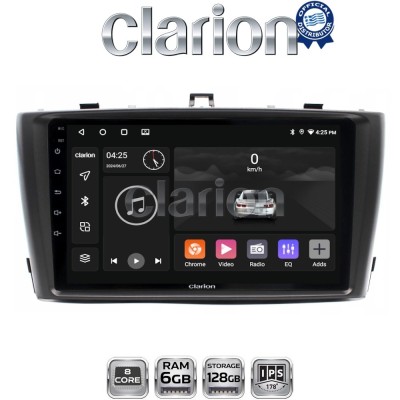 CLARION GL53027 Οθόνη OEM Multimedia Αυτοκινήτου για TOYOTA AVENSIS T27 2009 2016 (CarPlay/AndroidAuto/BT/GPS/WIFI/GPRS)