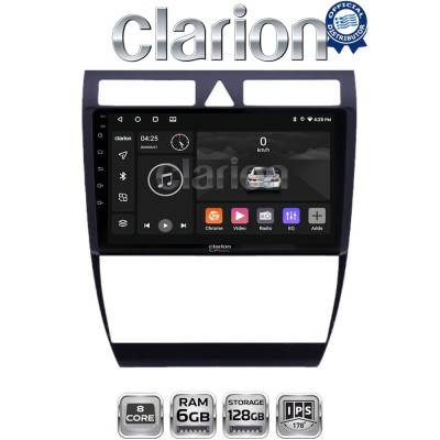 CLARION GL53102 Οθόνη OEM Multimedia Αυτοκινήτου για Audi A6 1998 2004 (CarPlay/AndroidAuto/BT/GPS/WIFI/GPRS)