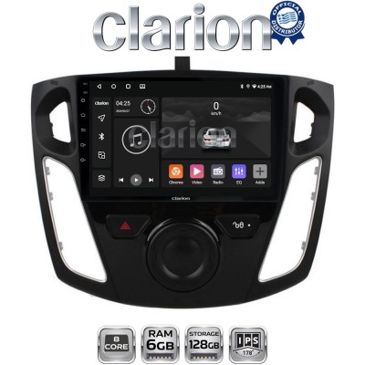 CLARION GL53150 Οθόνη OEM Multimedia Αυτοκινήτου για FORD FOCUS 20152018 (CarPlay/AndroidAuto/BT/GPS/WIFI/GPRS)