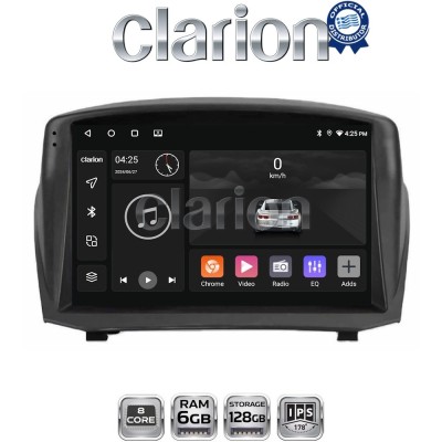 CLARION GL53152B Οθόνη OEM Multimedia Αυτοκινήτου για FORD FIESTA 20092017 (CarPlay/AndroidAuto/BT/GPS/WIFI/GPRS)