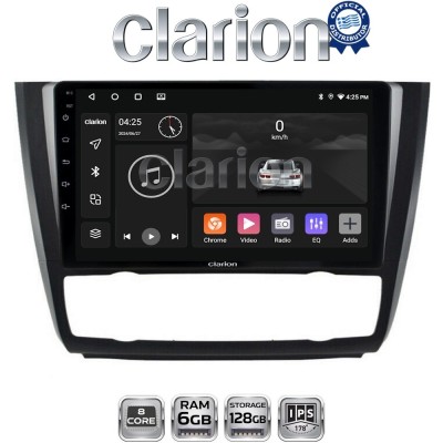 CLARION GL53170B Οθόνη OEM Multimedia Αυτοκινήτου για BMW σειρά 1 (E81 - E82 - E87 -E88) (CarPlay/AndroidAuto/BT/GPS/WIFI/GPRS)