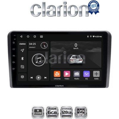 CLARION GL53190 Οθόνη OEM Multimedia Αυτοκινήτου για PEUGEOT 308 2013 (CarPlay/AndroidAuto/BT/GPS/WIFI/GPRS)