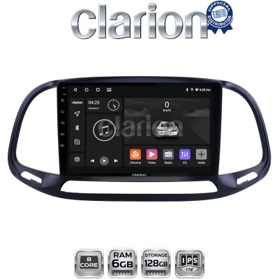 CLARION GL53197 Οθόνη OEM Multimedia Αυτοκινήτου για Fiat Doblo - Combo 2015 2018 (CarPlay/AndroidAuto/BT/GPS/WIFI/GPRS)