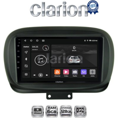 CLARION GL53199 Οθόνη OEM Multimedia Αυτοκινήτου για FIAT 500X 2014 (CarPlay/AndroidAuto/BT/GPS/WIFI/GPRS)