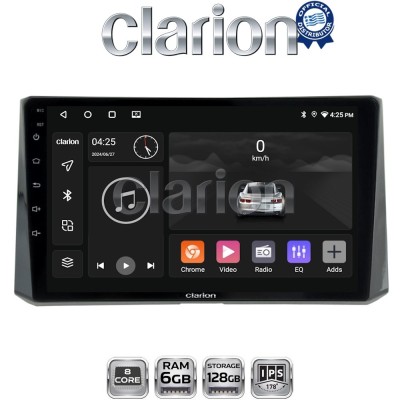 CLARION GL53204 Οθόνη OEM Multimedia Αυτοκινήτου για Toyota Corolla 2019 (CarPlay/AndroidAuto/BT/GPS/WIFI/GPRS)