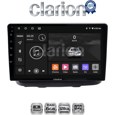 CLARION GL53210 Οθόνη OEM Multimedia Αυτοκινήτου για Fiat Doblo 2002 2007 (CarPlay/AndroidAuto/BT/GPS/WIFI/GPRS)