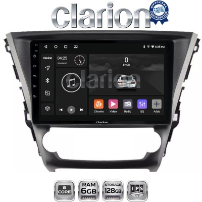 CLARION GL53228 Οθόνη OEM Multimedia Αυτοκινήτου για Toyota Avensis 2016 2018 (CarPlay/AndroidAuto/BT/GPS/WIFI/GPRS)