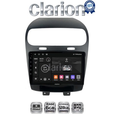 CLARION GL53261 Οθόνη OEM Multimedia Αυτοκινήτου για Fiat Freemont 2008 (CarPlay/AndroidAuto/BT/GPS/WIFI/GPRS)