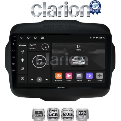 CLARION GL53273 Οθόνη OEM Multimedia Αυτοκινήτου για Jeep Grand Cherokee 2014 (CarPlay/AndroidAuto/BT/GPS/WIFI/GPRS)