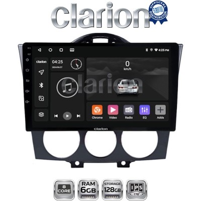 CLARION GL53304 Οθόνη OEM Multimedia Αυτοκινήτου για Mazda RX8 2001 2008 (CarPlay/AndroidAuto/BT/GPS/WIFI/GPRS)