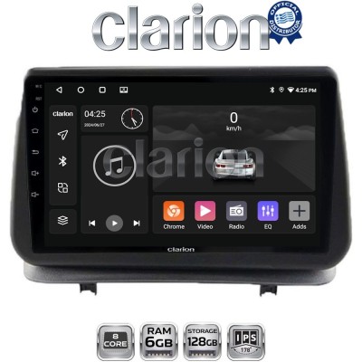 CLARION GL53319 Οθόνη OEM Multimedia Αυτοκινήτου για Renault Clio III 2005 2011 (CarPlay/AndroidAuto/BT/GPS/WIFI/GPRS)